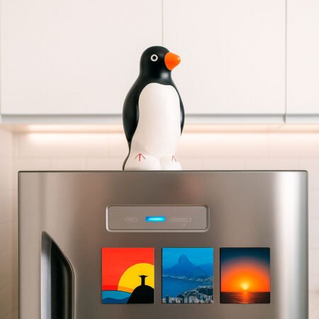 Pinguim Imperador em Cerâmica Decorativo de Geladeira e Aparador - Imagem 4