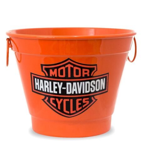 Balde de Gelo Térmico em Alumínio 6,5L Laranja - HD Motorcycle