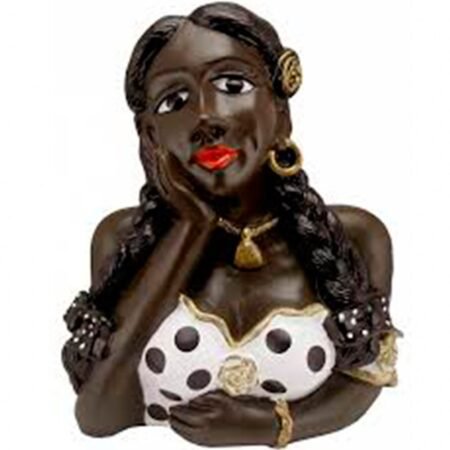 Boneca Namoradeira Grande com Trança no Cabelo Decor - Branca