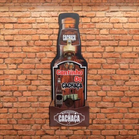 Abridor Garrafa Suporte Tampinhas de Parede Decor - Cantinho da Cachaça - Image 3