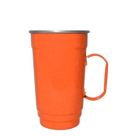 Caneca em Alumínio Térmica de Chopp e Cerveja Beer - Laranja