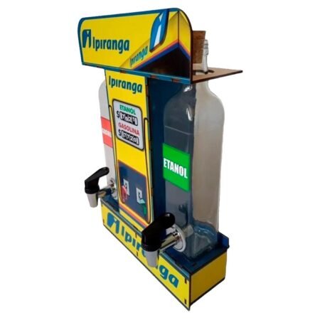 Pingômetro Duplo Bomba de Combustível Decorativo - Posto Ipiranga - Imagem 2