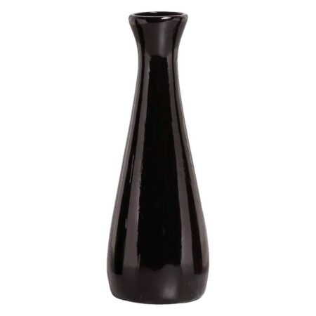 Vaso Garrafa Grande em Cerâmica de Sala Decor - Black