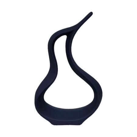 Escultura Pinguim Zoe em Cerâmica Fosca Decorativa - Black